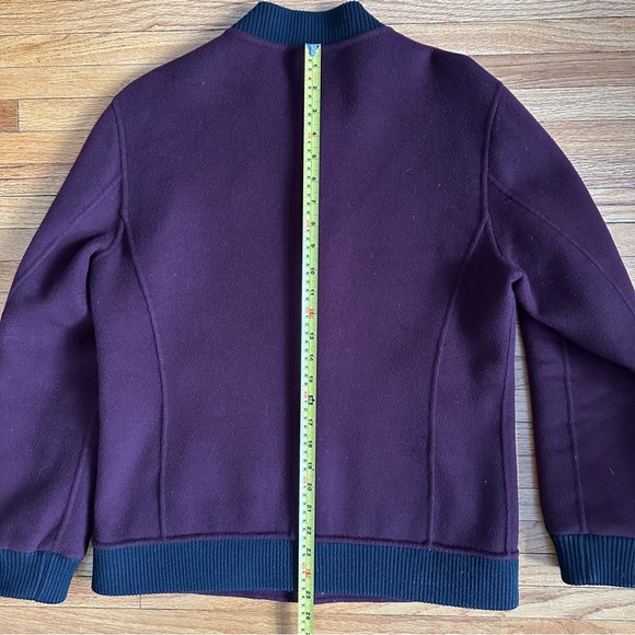 Burgundy bomber jacket - Picture 10 of 10